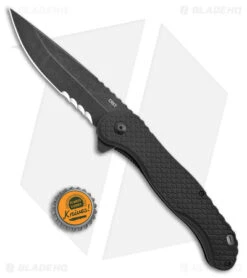 CRKT Antonio Rodriquez Taco Viper Liner Lock Black W/ Veff Serrations (3" Black) 9 CRKT Antonio Rodriquez Taco Viper Liner Lock Black W/ Veff Serrations (3" Black) -Blade HQ CRKT Antonio Rodriquez Taco Viper LL Black Veff Serrations Black BHQ 178675 jr bottlecap