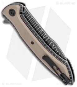 CRKT Apoc W/VEFF Serrations Liner Lock Knife Green G-10 (4" Black) 5381 -Blade HQ CRKT Apoc VEFF Serr LL Green G 10 Black SW 5381 BHQ 103937 jr side