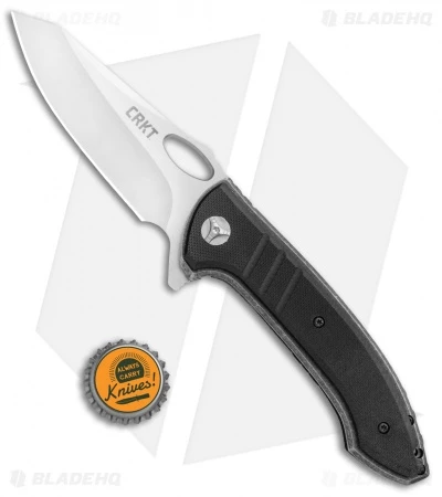 CRKT Avant-Tac Liner Lock Knife Black G-10 (3.625" Satin) 5820 6 CRKT Avant-Tac Liner Lock Knife Black G-10 (3.625" Satin) 5820 - Image 4