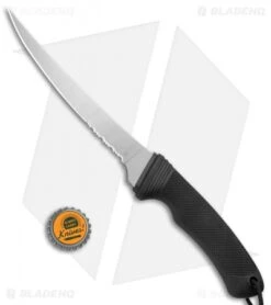 CRKT Big Eddy Fixed Blade Fillet Knife (6.75" Serr) 3008N -Blade HQ CRKT Big Eddy Fillet Serr 3008 BHQ 43732 jr bottlecap