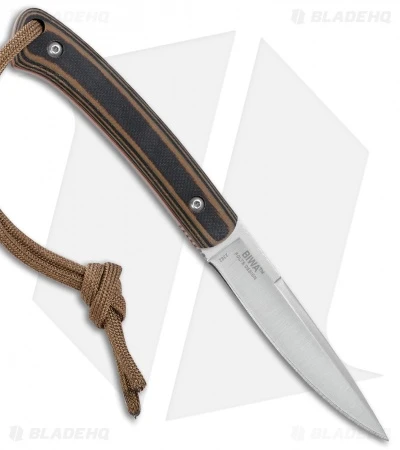 CRKT Folts Biwa Fixed Blade Knife Brown/Black G-10 (3" Satin) 4 CRKT Folts Biwa Fixed Blade Knife Brown/Black G-10 (3" Satin) - Image 2