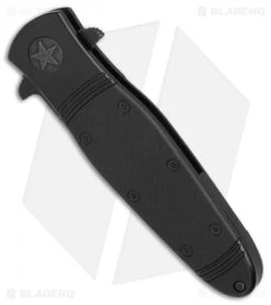 CRKT Bombastic Frame Lock Knife Black GFN (3.3" Black) K345KKSP 8 CRKT Bombastic Frame Lock Knife Black GFN (3.3" Black) K345KKSP -Blade HQ CRKT Bombastic Black Plain Edge BHQ 78172 er spine
