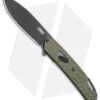 CRKT Onion Bona Fide Field Strip Knife OD Green (3.18" Black) K540GKP -Blade HQ CRKT Bona Fide LL OD Green Aluminum Black K542GKP BHQ 119386 jr