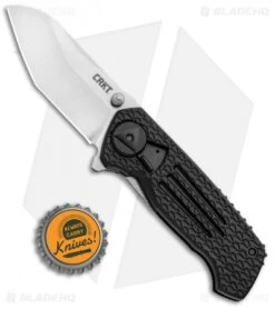 CRKT Burnley Prequel Field Strip Knife Black (2.72" Satin) 2420 -Blade HQ CRKT Burnley Prequel Field Strip Black Satin 2420 BHQ 92323 jr bottlecap