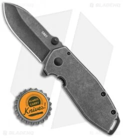 CRKT Burnley Squid Assisted Frame Lock Knife (2.4" Black Stonewash) 2493 -Blade HQ CRKT Burnley Squid Assisted FL Black SW 2493 BHQ 126211 jr bottlecap