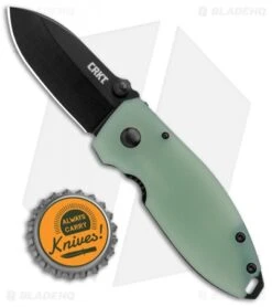 CRKT Burnley Squid Frame Lock Knife Natural G-10 (2.25" Black D2) -Blade HQ CRKT Burnley Squid FL Natrual G 10 D2 Blade HQ Exclusive 2490JD2 BHQ 97159 jr bottlecap
