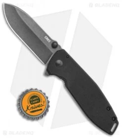 CRKT Burnley Squid XM Frame Lock Knife Black G-10 (3" Black SW) -Blade HQ CRKT Burnley Squid XM Black G 10 FL Black SW BHQ 138960 jr bottlecap