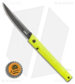 CRKT CEO Bamboo Liner Lock Knife GRN (3.1" Black Stonewash) 7096YGK 11 CRKT CEO Bamboo Liner Lock Knife GRN (3.1" Black Stonewash) 7096YGK -Blade HQ CRKT CEO Bamboo Liner Lock Knife GRN 3.1in Black Stonewash 7096YGK BHQ 115252 LS Bottlecap