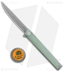 CRKT CEO Exclusive Flipper Liner Lock Knife Natural G-10 (3.25" Stonewash) -Blade HQ CRKT CEO Flipper LL Natural G 10 SW D2 BHQ 121123 jr bottlecap