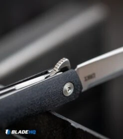 CRKT CEO Flipper Liner Lock Knife Black GRN (3.4" Satin) -Blade HQ CRKT CEO Flipper Liner Lock Knife Black GRN Satin BHQ 119358 kp steel open web