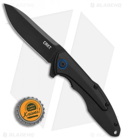 CRKT Caligo Liner Lock Flipper Knife Black Al (3.1" Black) 6215 6 CRKT Caligo Liner Lock Flipper Knife Black Al (3.1" Black) 6215 - Image 4