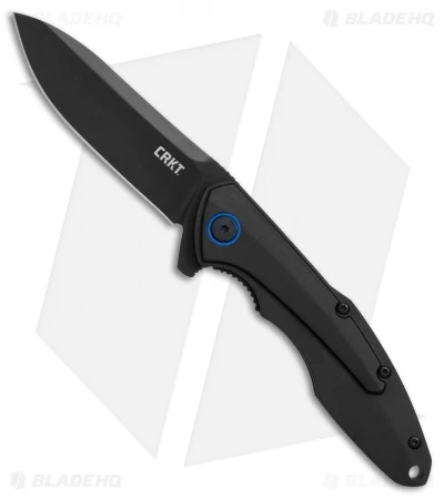 CRKT Caligo Liner Lock Flipper Knife Black Al (3.1" Black) 6215 3 CRKT Caligo Liner Lock Flipper Knife Black Al (3.1" Black) 6215