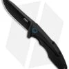 CRKT Caligo Liner Lock Flipper Knife Black Al (3.1" D2 Black) BHQ Exclusive -Blade HQ CRKT Caligo LL Black Al Black 6215D2 BHQ 95851 jr