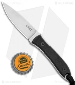 CRKT Carson F4-02N Fixed Blade Neck Knife Black G-10 (2.88" Satin) -Blade HQ CRKT Carson F4 02N Neck Knife Black G 10 Satin CRF402N BHQ 90721 jr bottlecap