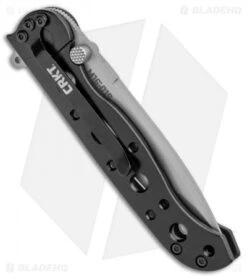 CRKT Carson M16-01S EDC Spear Point Flipper Knife (3.125" Bead Blast) -Blade HQ CRKT Carson M16 01S EDC SP Flipper BB M16 01S BHQ 11417 jr side
