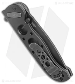 CRKT Carson M16-02DB Tanto Dead Bolt Lock Flipper Knife (3.1" Black SW) -Blade HQ CRKT Carson M16 02DB Tanto Dead Lock Black Flipper Black SW BHQ 138923 jr side