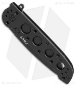 CRKT Carson M16-02KS Tanto Frame Lock Flipper Knife (3.05" Black) -Blade HQ CRKT Carson M16 02KS Tanto black BHQ 76687 er spine