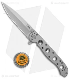 CRKT M16-03SS Stainless Steel Frame Lock Knife Spear Point (3.5" Bead Blast) -Blade HQ CRKT Carson M16 03SS SS BB FL SP BB BHQ 138966 jr bottlecap