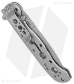 CRKT M16-03SS Stainless Steel Frame Lock Knife Spear Point (3.5" Bead Blast) -Blade HQ CRKT Carson M16 03SS SS BB FL SP BB BHQ 138966 jr side