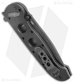 CRKT Carson M16-04DB Tanto Dead Bolt Lock Flipper Knife (3.89" Black SW) 8 CRKT Carson M16-04DB Tanto Dead Bolt Lock Flipper Knife (3.89" Black SW) -Blade HQ CRKT Carson M16 04DB Tanto Dead Lock Black Flipper Black SW BHQ 138943 jr side