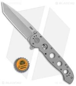 CRKT M16-04SS Stainless Steel Frame Lock Knife Tanto (3.9" Bead Blast) -Blade HQ CRKT Carson M16 04SS SS Tanto FL Flipper BB BHQ 138967 jr bottlecap