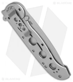 CRKT M16-04SS Stainless Steel Frame Lock Knife Tanto (3.9" Bead Blast) -Blade HQ CRKT Carson M16 04SS SS Tanto FL Flipper BB BHQ 138967 jr side