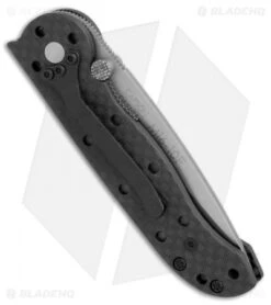 CRKT Carson M16-10F Tanto Flipper Knife Carbon Fiber (3" Satin Serr) 8 CRKT Carson M16-10F Tanto Flipper Knife Carbon Fiber (3" Satin Serr) -Blade HQ CRKT Carson M16 10F tanto cf satin serr BHQ 69073 er side