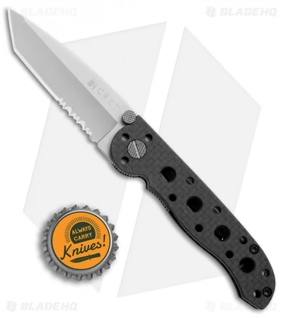 CRKT Carson M16-10F Tanto Flipper Knife Carbon Fiber (3" Satin Serr) 6 CRKT Carson M16-10F Tanto Flipper Knife Carbon Fiber (3" Satin Serr) - Image 4