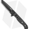CRKT Carson M16-10KS EDC Tanto Frame Lock Knife (3" Black Serr) -Blade HQ CRKT Carson M16 10KS EDC Tanto Tactical Zytel Black Serr BHQ 11420 jr
