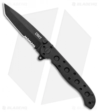 CRKT Carson M16-10KZ Tanto Flipper Knife Black GFN (3" Black Serr) 3 CRKT Carson M16-10KZ Tanto Flipper Knife Black GFN (3" Black Serr)