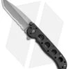 CRKT Carson M16-12 Folding Tanto Flipper Knife BB (3" Bead Blast Serr) 1 CRKT Carson M16-12 Folding Tanto Flipper Knife BB (3" Bead Blast Serr) -Blade HQ CRKT Carson M16 12 Folding Tanto BB BB Serr BHQ 87731 jr