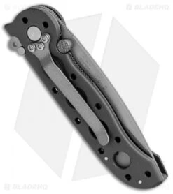 CRKT Carson M16-12 Folding Tanto Flipper Knife BB (3" Bead Blast Serr) -Blade HQ CRKT Carson M16 12 Folding Tanto BB BB Serr BHQ 87731 jr side