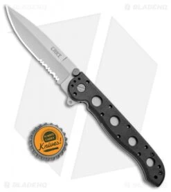CRKT Carson M16-13Z Zytel Folding Spear Point Knife (3.5" Matte Serr) -Blade HQ CRKT Carson M16 13Z Zytel SP Matte Serr BHQ 4982 jr bottlecap