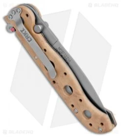 CRKT Carson M16-13ZM Desert Spear Point Flipper Knife (3.5" Bead Blast Serr) -Blade HQ CRKT Carson M16 13ZM Desert SP BB Serr BHQ 8981 jr side