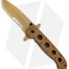 CRKT Carson M16-14DSFG Tanto Flipper Knife Desert Tan G-10 (3.875" Serr) 2 CRKT Carson M16-14DSFG Tanto Flipper Knife Desert Tan G-10 (3.875" Serr) -Blade HQ CRKT Carson M16 14DSFG Tanto Desert Tan Serr BHQ 4980 jr