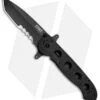 CRKT Carson M16-14SFG Special Forces Tanto Flipper Knife (3.875" Black Serr) -Blade HQ CRKT Carson M16 14ZSF Tanto Special Forces Black Serr BHQ 3150 jr