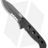 CRKT Carson M21-14G Big Dog Flipper Knife Black G-10 (3.875" Black Serr) 1 CRKT Carson M21-14G Big Dog Flipper Knife Black G-10 (3.875" Black Serr) -Blade HQ CRKT Carson M21 14G Big Dog Flipper Knife Black G 10 3.875 Gray Serr BHQ 3149 LS