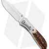 CRKT Carson M4-02 Stag Spring Assisted Knife (3.25" Satin) M4-02S -Blade HQ CRKT Carson M4 02S Stag SA Satin BHQ 7036 jr