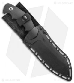 CRKT Catchall Fixed Blade Knife Rubberized GRN (5.5" Satin) 8 CRKT Catchall Fixed Blade Knife Rubberized GRN (5.5" Satin) -Blade HQ CRKT Catchall Fixed Blade Black Satin BHQ 138973 jr sheath