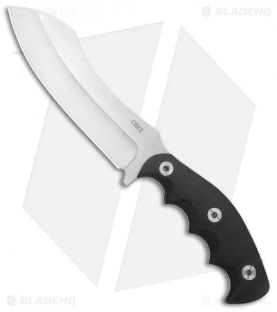 CRKT Catchall Fixed Blade Knife Rubberized GRN (5.5" Satin) 3 CRKT Catchall Fixed Blade Knife Rubberized GRN (5.5" Satin)