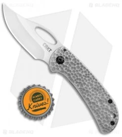 CRKT Chehalem Frame Lock Knife Stainless Steel (2.75" Satin) 6540 -Blade HQ CRKT Chehalem FL SS Satin 6540 BHQ 103941 jr bottlecap