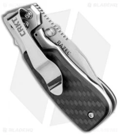 CRKT Compact Razel Liner Lock Knife Carbon Fiber (2.13" Satin) -Blade HQ CRKT Compact Razel CF CR4020CF BHQ 93124 jr side