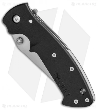 CRKT Crawford Kasper Liner Lock Knife Black Zytel (3.1" Bead Blast) 6772 4 CRKT Crawford Kasper Liner Lock Knife Black Zytel (3.1" Bead Blast) 6772 - Image 2