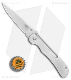 CRKT Crawford Offbeat Lockback Knife Stainless Steel (3.52" Satin) 7730 9 CRKT Crawford Offbeat Lockback Knife Stainless Steel (3.52" Satin) 7730 -Blade HQ CRKT Crawford Offbeat stainless steel satin BHQ 76678 er bottlecap