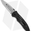 CRKT Crawford Point Guard Liner Lock Knife (3.5" Bead Blast Serr) 6762 -Blade HQ CRKT Crawford PG LL BB Serr 6762 BHQ 87727 jr