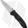 CRKT Crawford Point Guard Liner Lock Knife (3.5" Bead Blast Serr) 6763 -Blade HQ CRKT Crawford Point Guard LL BB Serr 6763 BHQ 87015 jr