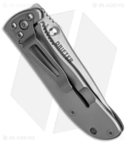 CRKT Drifter Frame Lock Knife Stainless Steel (3" Satin) -Blade HQ CRKT Drifter FL Case Agriculture BHQ 154228 td side