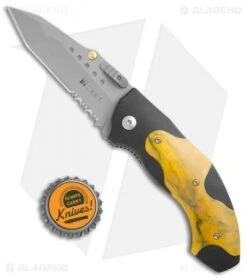 CRKT Elishewitz Horus Spring Assisted Knife Orange/Black (3.125" BB Serr) 1151 -Blade HQ CRKT Elishewitz Horus SA Orange Black BB Serr 1151 BHQ 68642 jr bottlecap