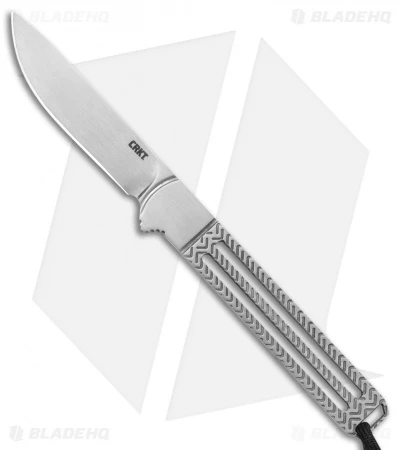 CRKT Feisty Fixed Blade Knife Skeletonized (2.4" Satin) 3 CRKT Feisty Fixed Blade Knife Skeletonized (2.4" Satin)