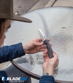 CRKT Folding Razel Folder Liner Lock Knife Micarta (3.13" Satin) 4030 -Blade HQ CRKT Folding Razel Folder Liner Lock Knife Micarta Satin 4030 BHQ 4133 kp lifestyle web